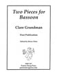 Two Pieces for Bassoon Unaccompanied cover